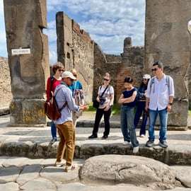 Tour guidato di Pompei per piccoli gruppi, in inglese