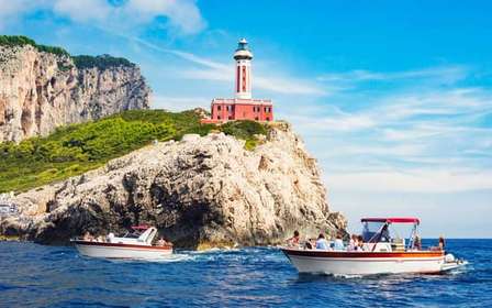 Da Sorrento: Escursione in barca sull'isola di Capri
