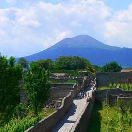 Tour di un giorno intero di Pompei e del Vesuvio dalla Costiera Amalfitana