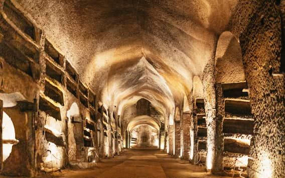 Napoli: Catacombe di San Gennaro Biglietto d'ingresso e tour guidato