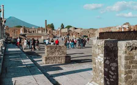 Tour di Pompei e Vesuvio da Sorrento in un giorno con minibus