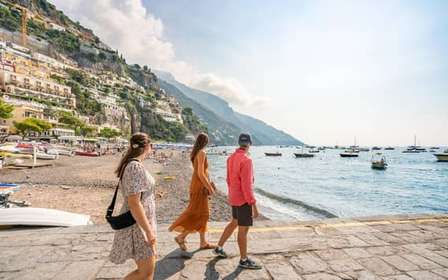 Tour di Positano, Amalfi e Ravello da Sorrento in minibus