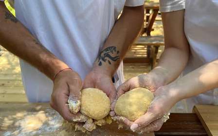 Corso di cucina a Sorrento nel giardino di O' Masto