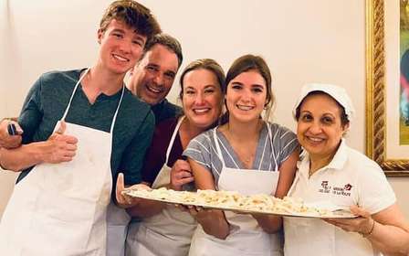 Sorrento: Corso di cucina sulla pasta e il tiramisù con il vino