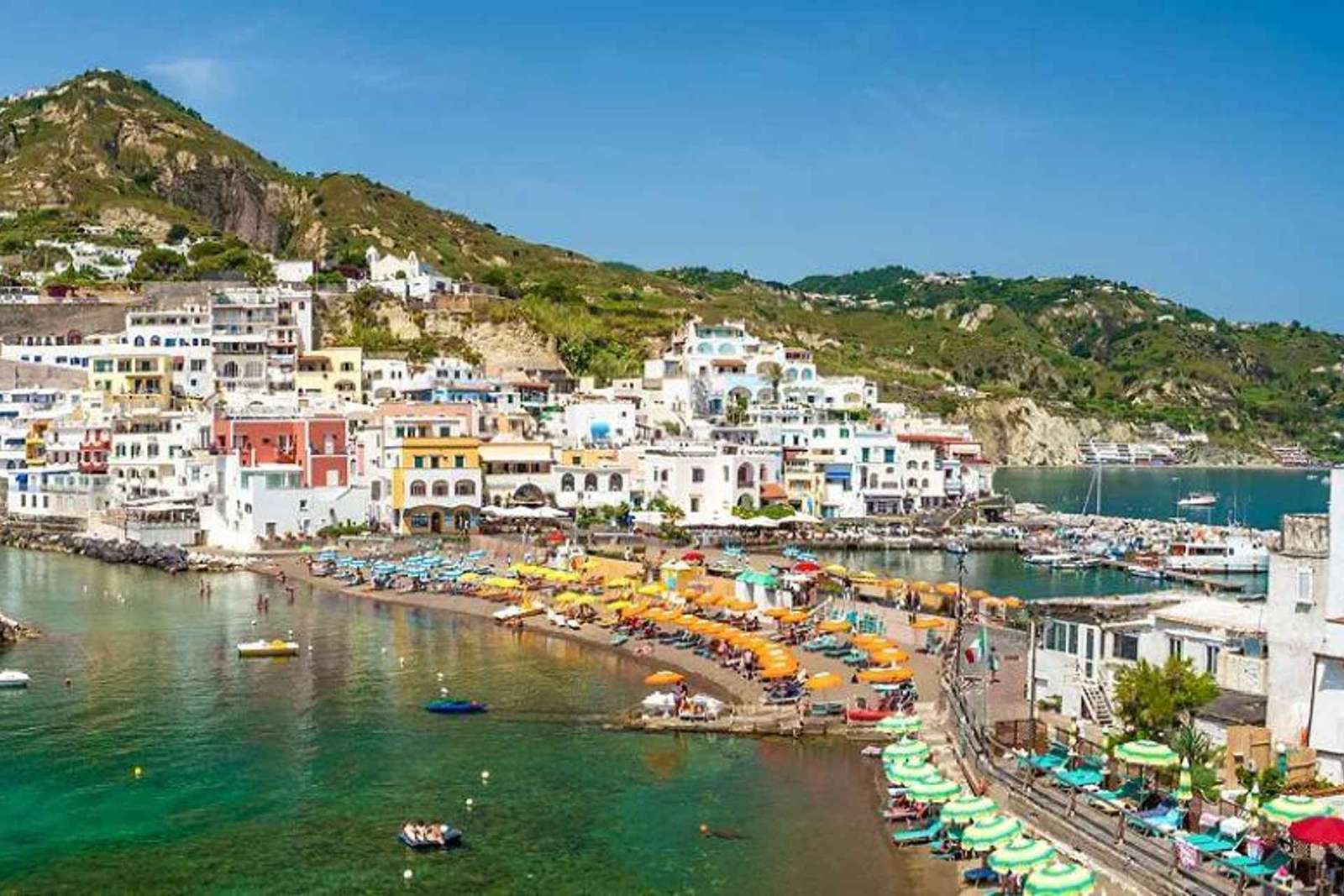 Giro dell'isola d'Ischia in barca con sosta a Sant'Angelo