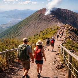 Tour del Vesuvio da Napoli con biglietto e audioguida