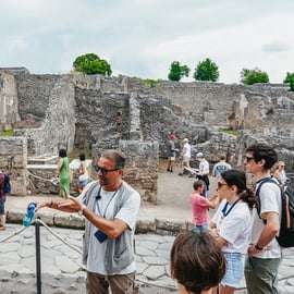Da Napoli o Sorrento: Tour di mezza giornata a Pompei