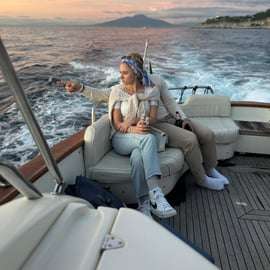 Tour in barca al tramonto con aperitivo da Sorrento