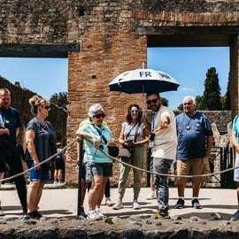 Tour di Pompei per crocieristi: archeologo e bus dal porto