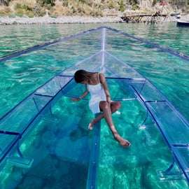 Tour in barca trasparente a Ischia con sosta alla Grotta Verde