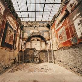 Tour guidato di Ercolano da Napoli con guida privata e minivan