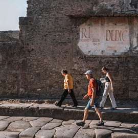 Pompei: Biglietto d'ingresso prioritario con audioguida su App