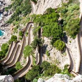Napoli: Escursione di un giorno a Pompei e Capri