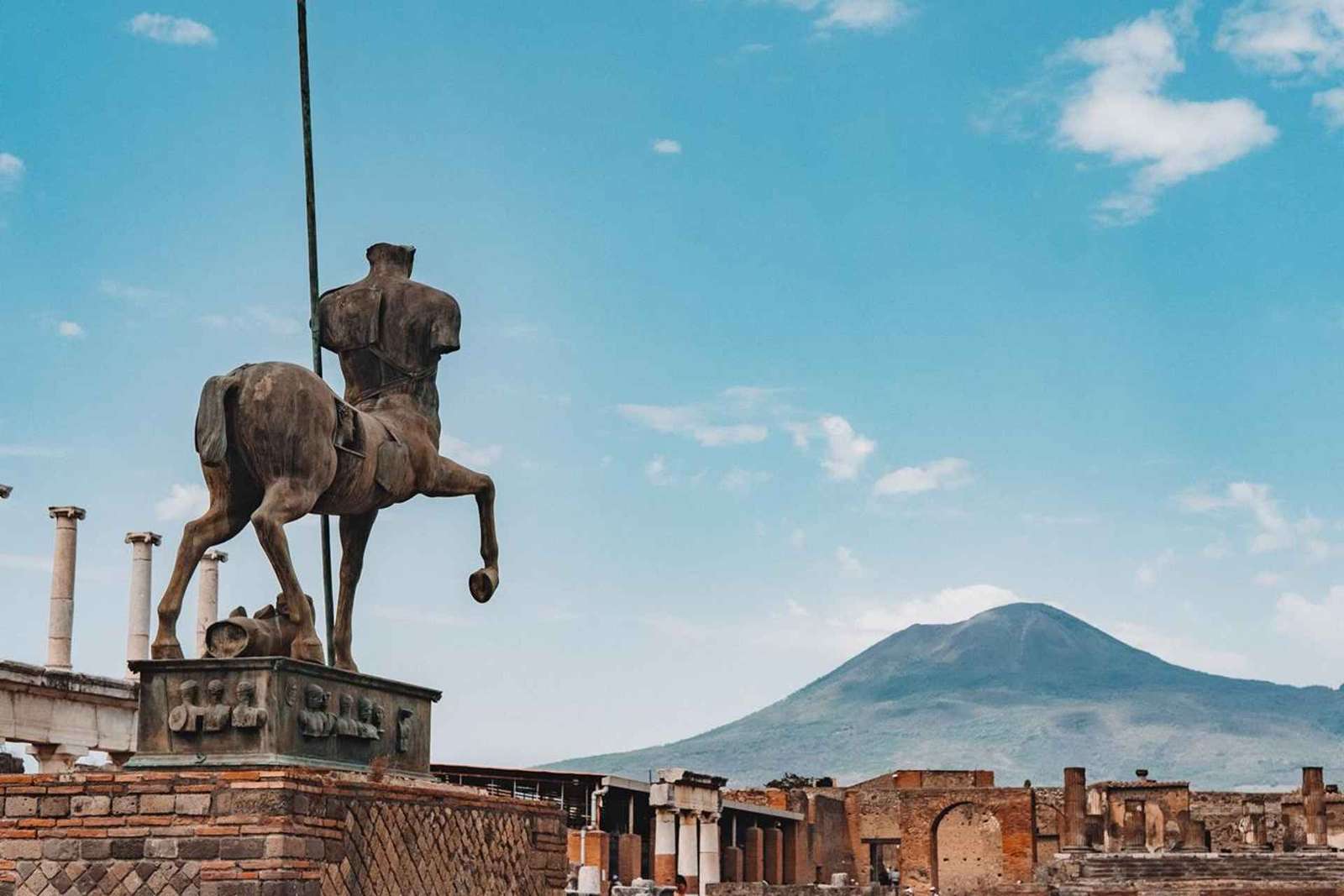 Dal porto di Napoli: Tour del Vesuvio e di Pompei con biglietti