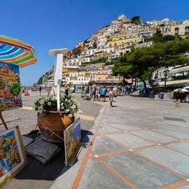 Tour di Positano, Amalfi e Ravello da Sorrento in minibus