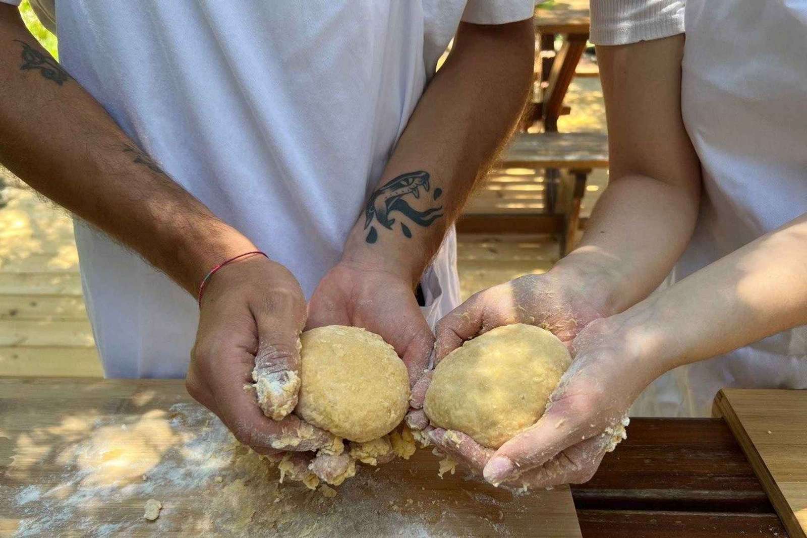 Corso di cucina a Sorrento nel giardino di O' Masto