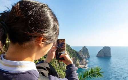 Napoli: Escursione di un giorno a Pompei e Capri