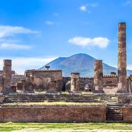 Dal porto di Napoli: Tour del Vesuvio e di Pompei con biglietti