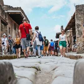 Da Napoli o Sorrento: Tour di mezza giornata a Pompei