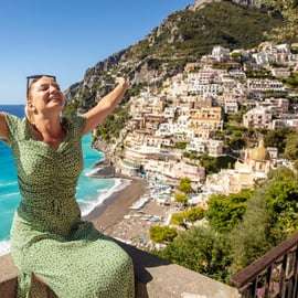 Servizio fotografico a Positano sulla spiaggia di Marina Grande