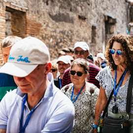 Tour di Pompei per crocieristi: archeologo e bus dal porto