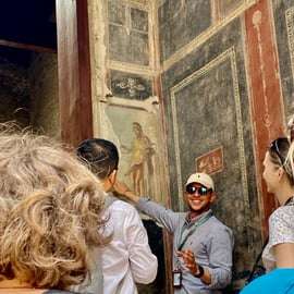 Tour guidato di Pompei per piccoli gruppi, in inglese