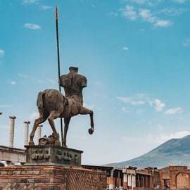 Dal porto di Napoli: Tour del Vesuvio e di Pompei con biglietti