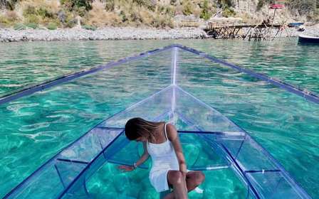 Tour in barca trasparente a Ischia con sosta alla Grotta Verde