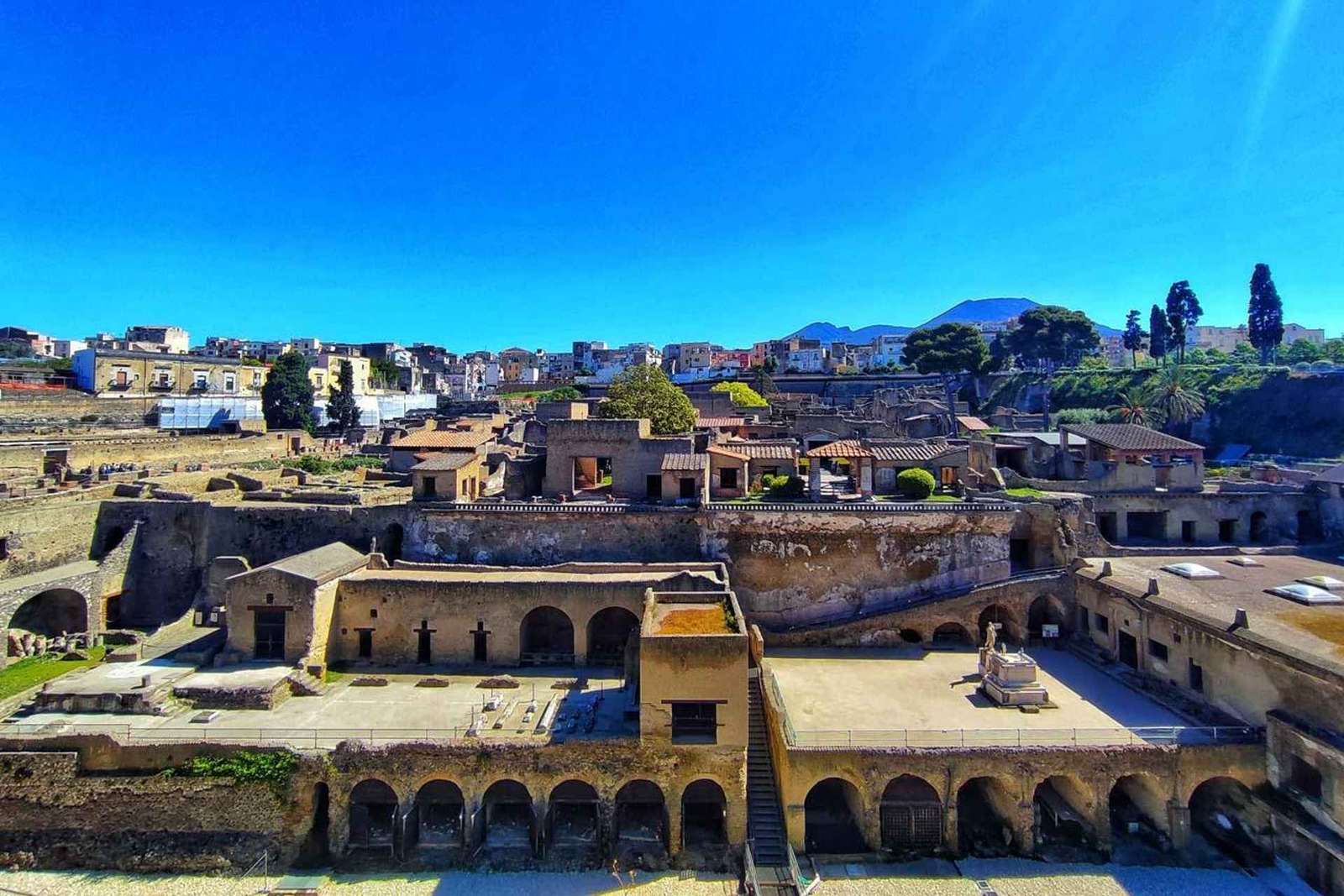 Ercolano con una guida archeologica e un biglietto