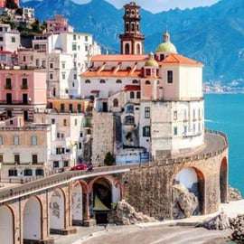 Da Napoli: Pompei e Costiera Amalfitana: escursione di un giorno con pranzo