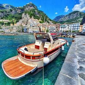 Gita in barca da Sorrento a Positano e Amalfi, con trasferimento