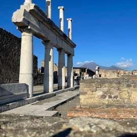 Da Napoli: Tour guidato di Pompei con biglietto di ingresso prioritario