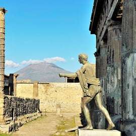 Da Napoli: Tour guidato di Pompei con biglietto di ingresso prioritario