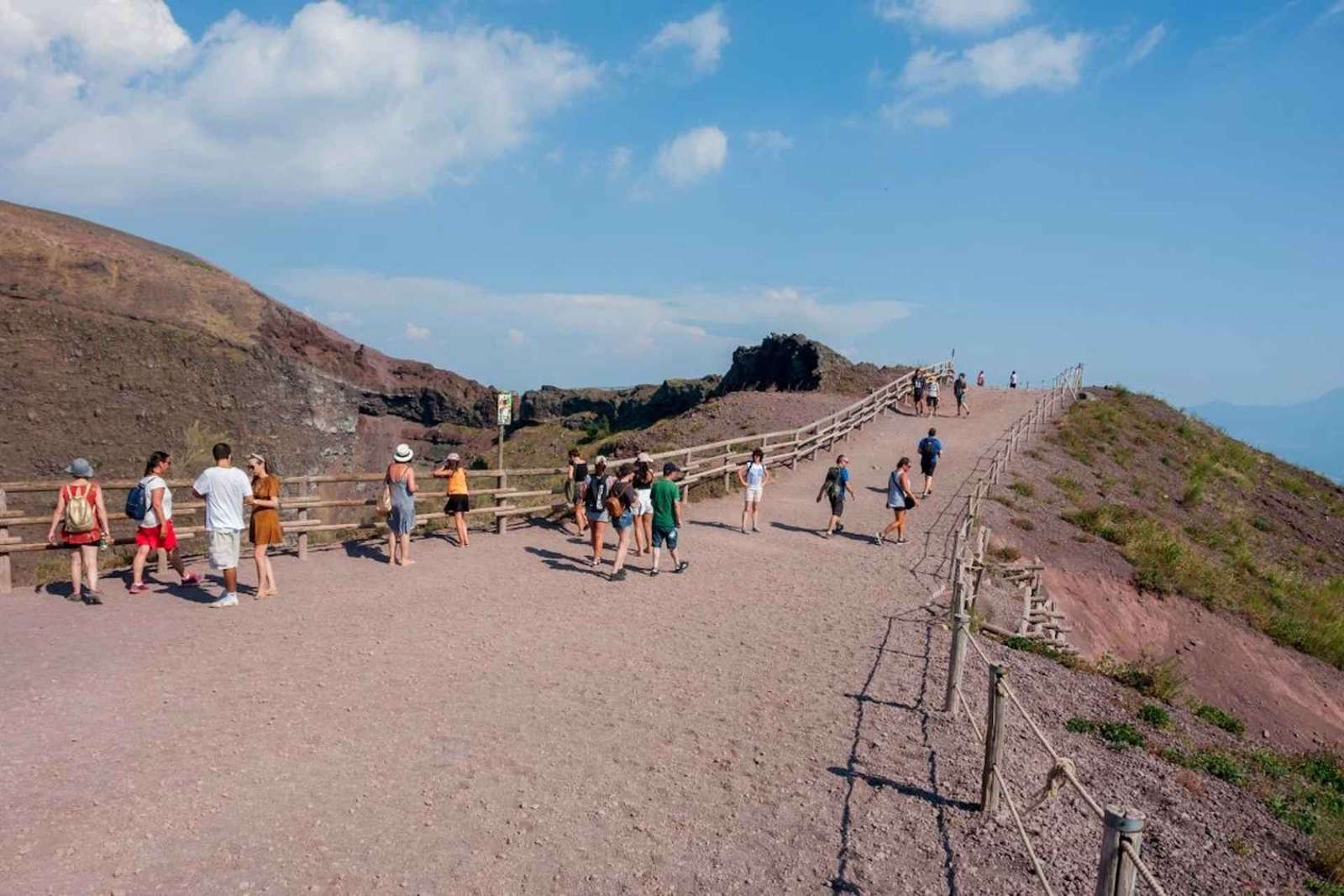 Da Ercolano: Biglietto d'ingresso al Parco del Vesuvio e autobus andata e ritorno