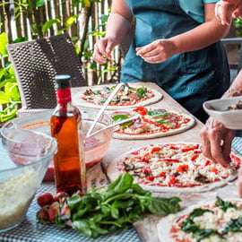 Sorrento: lezione di preparazione della pizza