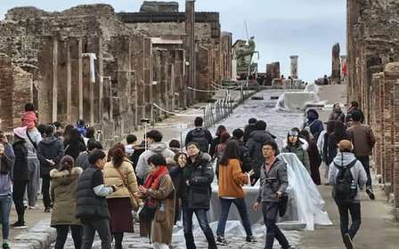 Da Napoli: Pompei e Vesuvio con lezione di pizza