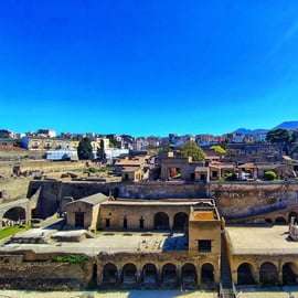 Ercolano con una guida archeologica e un biglietto
